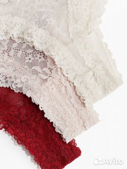 Трусы женские красные hm бразильяно s m l