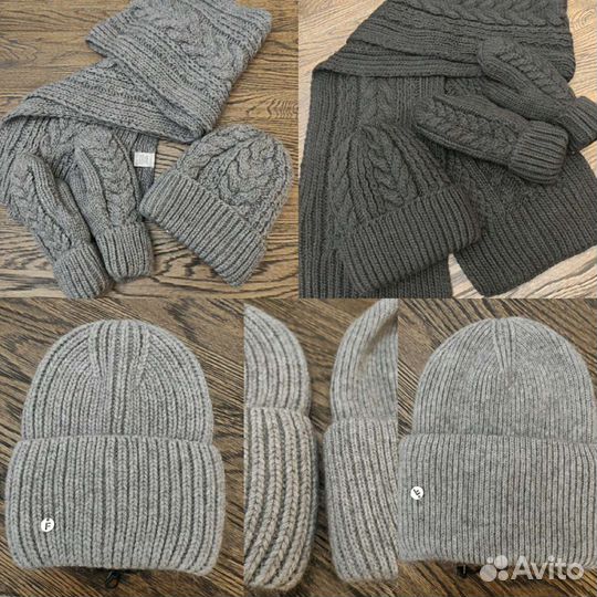 Шапка из ангоры новая