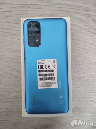 Xiaomi Redmi Note 11, 4/128 ГБ