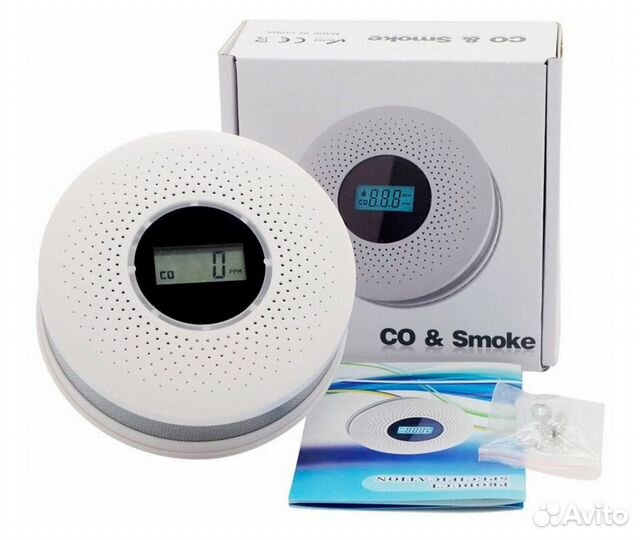 Автономный пожарный датчик-сигнализатор дыма и со