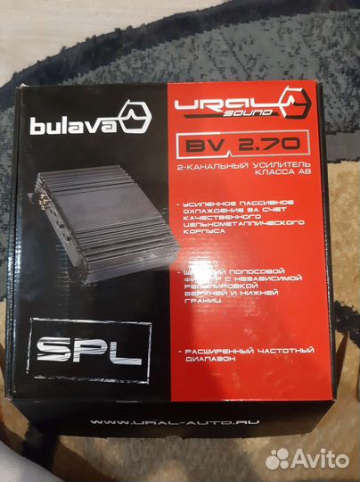Усилитель ural bulava bv2.70
