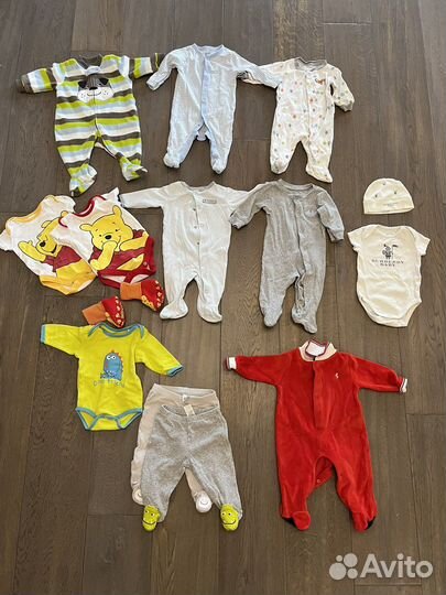 Детская одежда пакетом 0-3 месяца