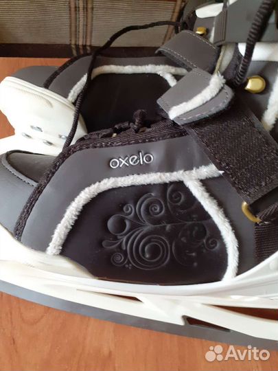 Коньки фигурные мужские 42 маломерят, утепленные