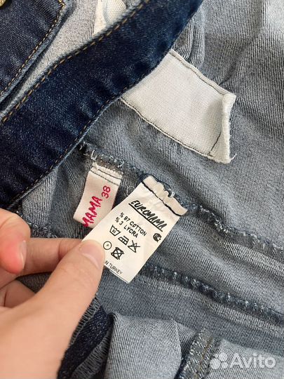 Джинсовый комбинезон для беременных