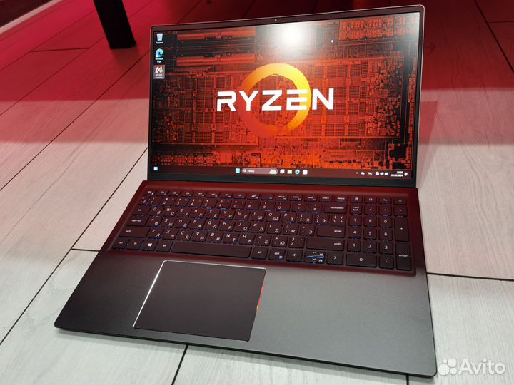 Игровой, быстрый ноутбук dell/ Ryzen 6x ядер/16GB