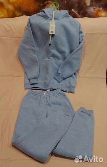 Костюм оверсайз женский теплый 50 размер