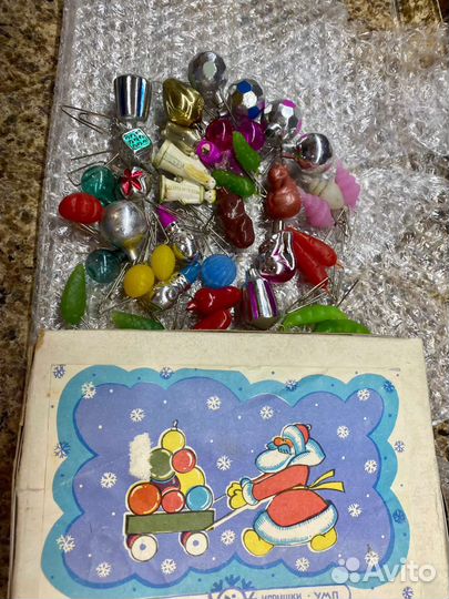 Елочные игрушки СССР