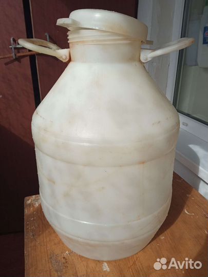 Бидон, бочка с ручками пэ