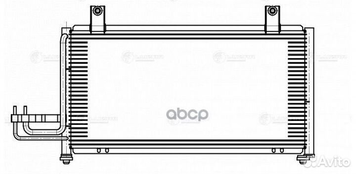 Радиатор кондиционера lrac0802 luzar
