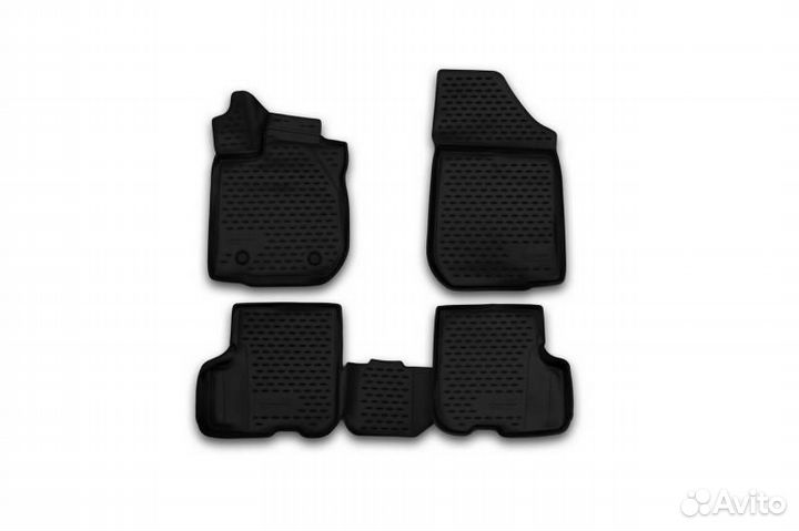 Коврики 3d в салон renault logan/ logan mcv, 2014