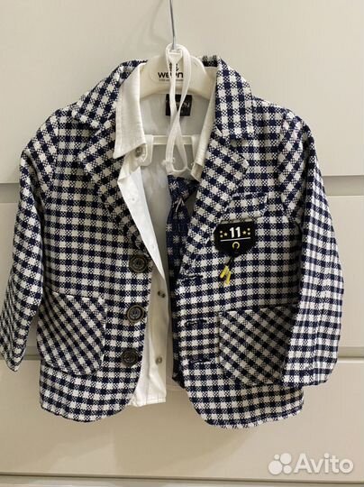 Нарядный костюм для мальчика 92 бронь