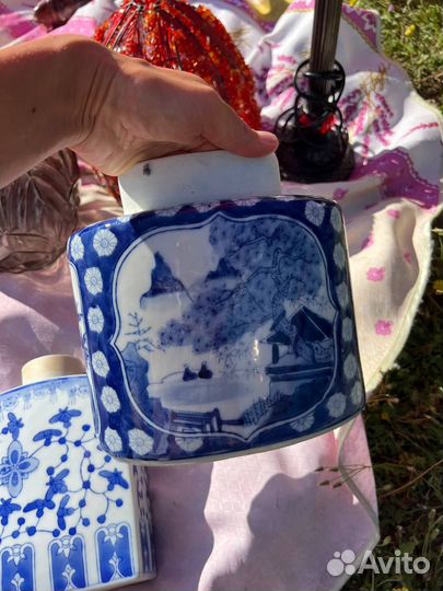 Ваза для цветов фарфор шинуазри