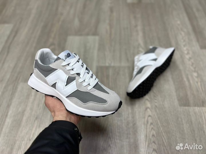 Кроссовки New Balance 327 Grey White (36-45)