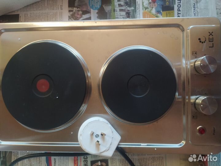 Электрическая варочная панель 2 конфорки