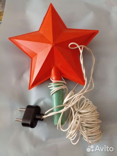 Елочные гирлянда.звезды СССР