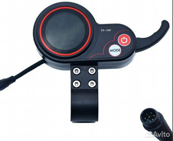 Курок газа с дисплеем TF-100 6PIN для Kugoo M4/PRO