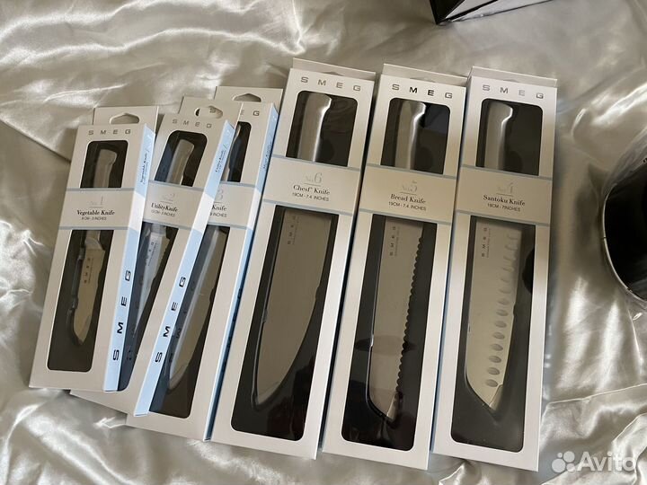 Smeg ножи с подставкой