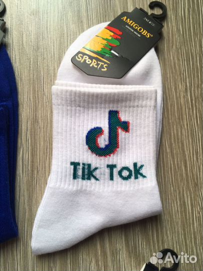 Носки цветные с надписями