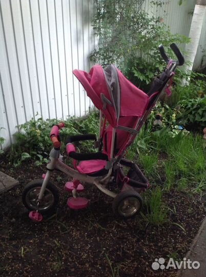 Велосипед с ручкой для родителей