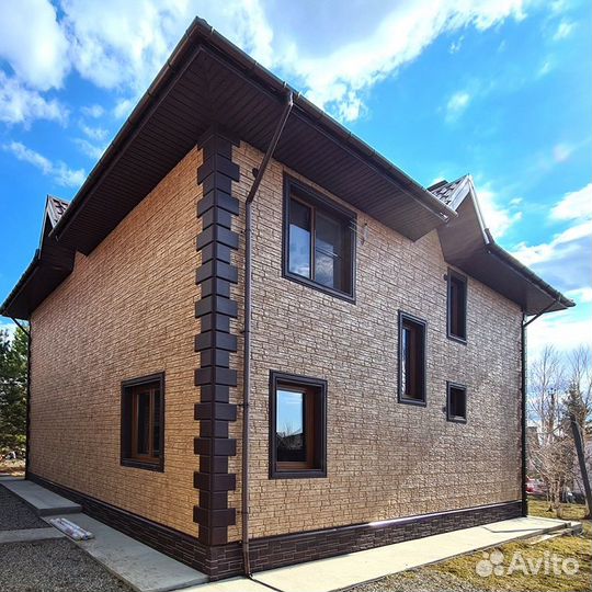 Фасадные панели кирпич, камень