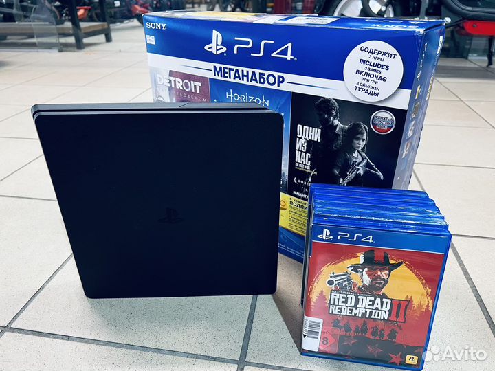 Sony ps4 1 тб с коробкой 3 ревизия + 400 игр