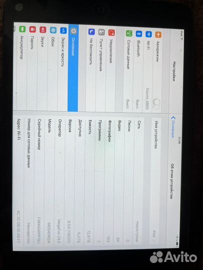 iPad mini 2 16gb sim