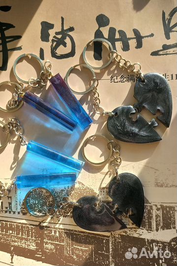 Брелоки из эпоксидной смолы