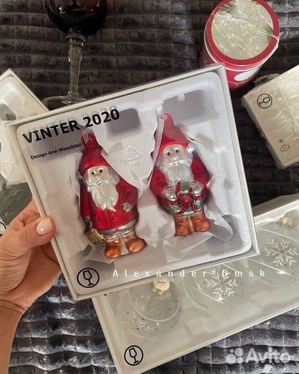 Новый набор стеклянных Сант Винтер 2020 IKEA