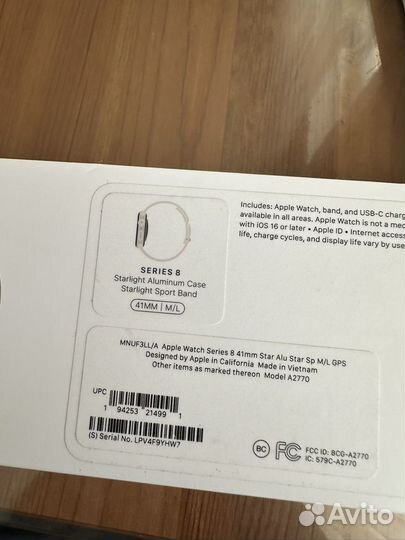 Часы apple watch 8 41 mm