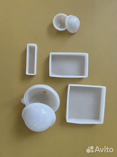 Силиконовые формы для гипса или свечей