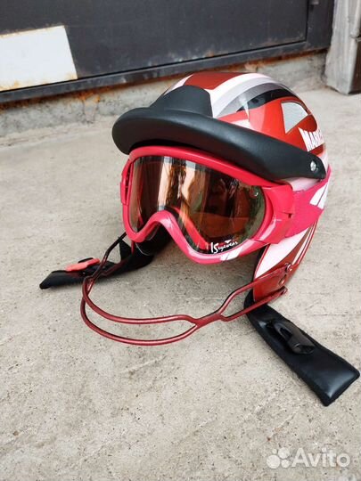 Горнолыжный слаломный шлем