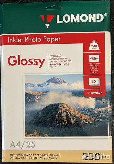 Фотобумага Lomond