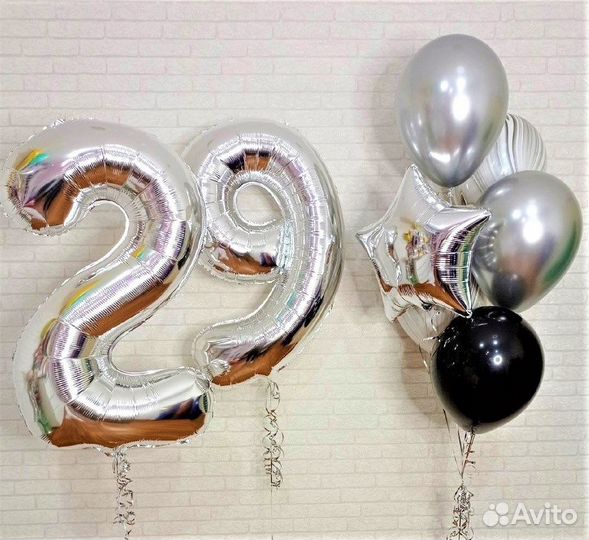 Набор шаров на 29 лет