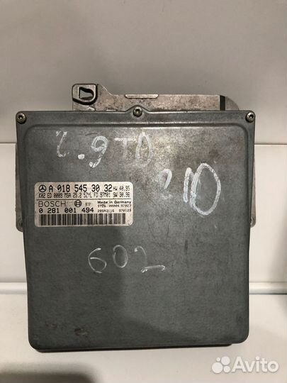 Эбу Двигателя Mercedes A0185453032