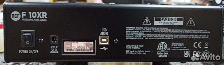 Микшерный пульт RCF F 10XR (арт. 306301)