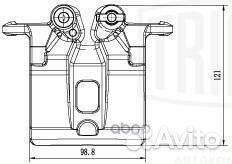 CF202202 trialli Суппорт торм. в сб. Kia Sorento