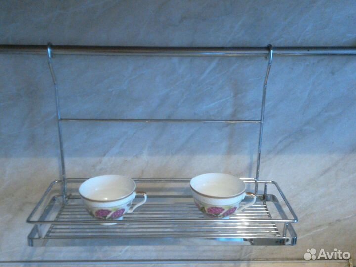 Полка хромированная новая