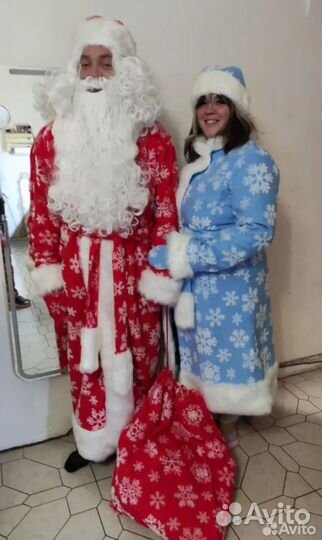 Аренда костюмов дед мороз, снегурочка