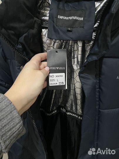 Armani exchange пуховик зимний