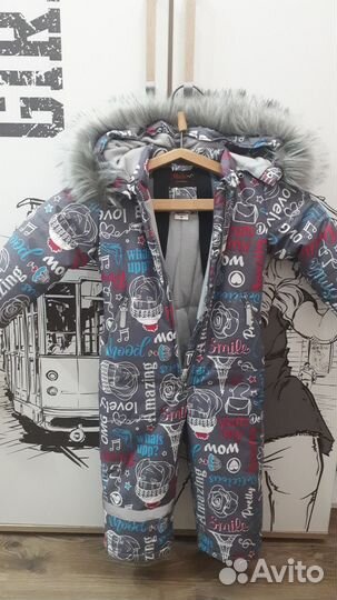 Зимний комбинезон детский