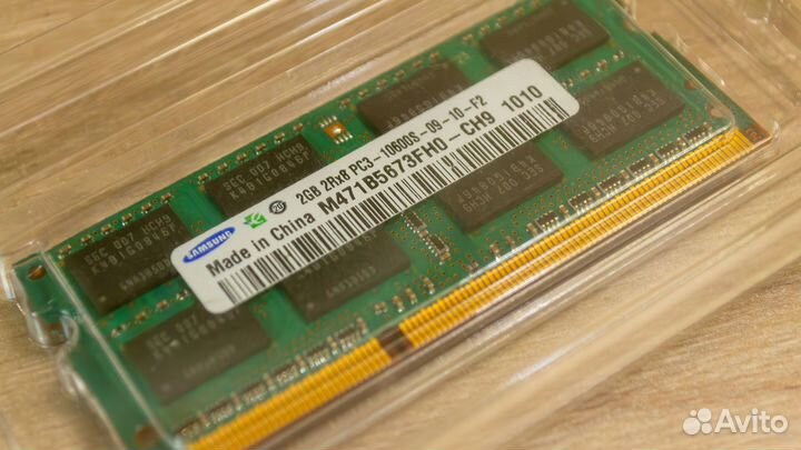 Sodimm ddr3 для ноутбука 2gb +1gb в подарок