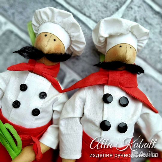 Текстильная кукла Тильда Повар