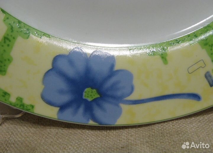 Блюдо Синие цветы без марки (560)