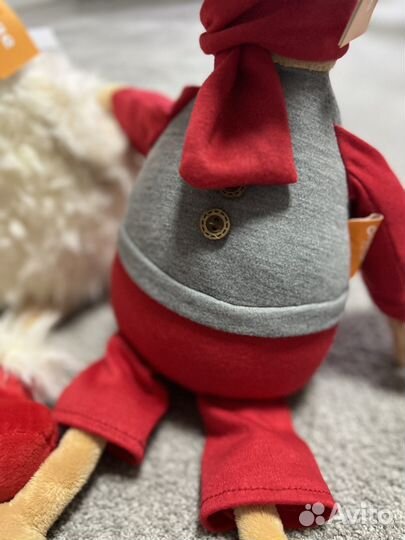 Пасхальные игрушки курочки (петух и курица)