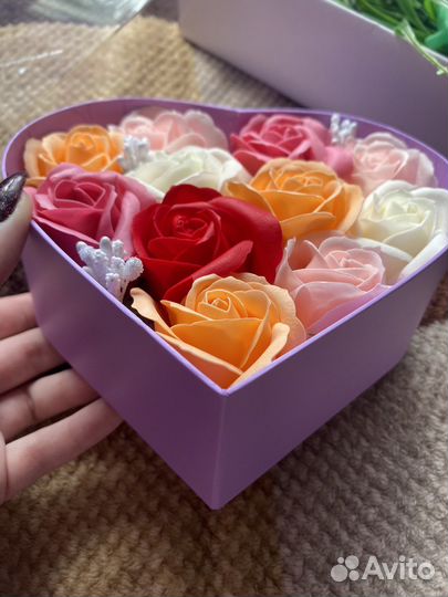 Букет цветов из мыла