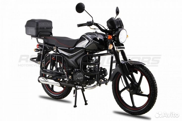 Мопед rockot alpha tourist RM50-1 (черный глянцевы