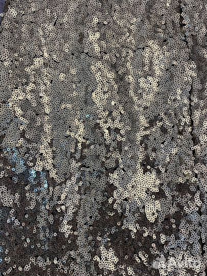 Платье мини из золотых пайеток