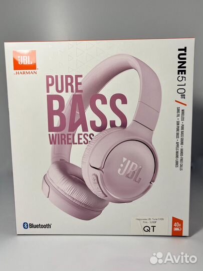 Беспроводные наушники JBL Tune 510BT Pure Bass