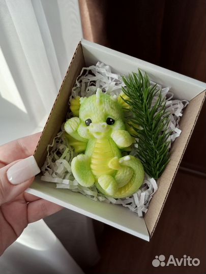 Мыло ручной работы на новый год Дракон