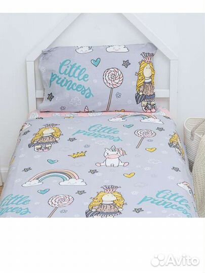 Детский комплект постельного 160*80 Поплин